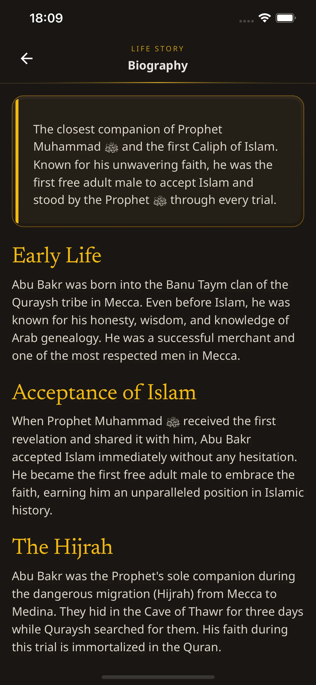 Sahaba & Their Lives screenshot